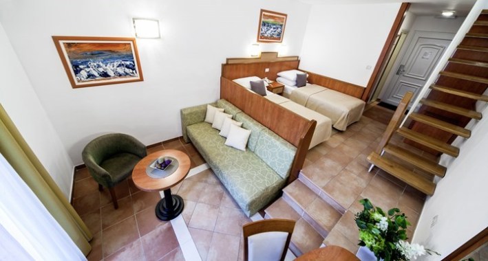Afrodita Bluesun Holiday Village hotel - pokoj 1/5 (1/2+3) RP BP - Tučepi - 101 CK Zemek - Chorvatsko