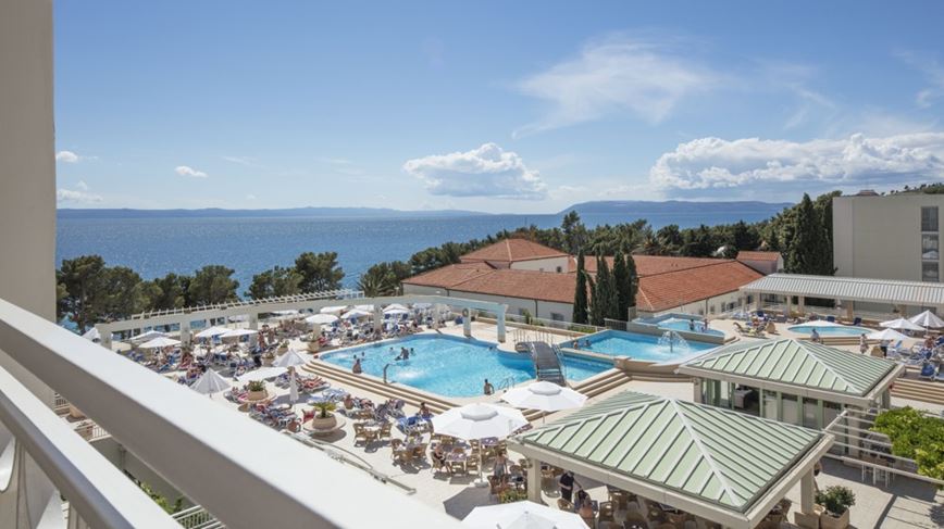 Alga Bluesun hotel - pokoj Superior, balkon, strana moře - Tučepi - 101 CK Zemek - Chorvatsko